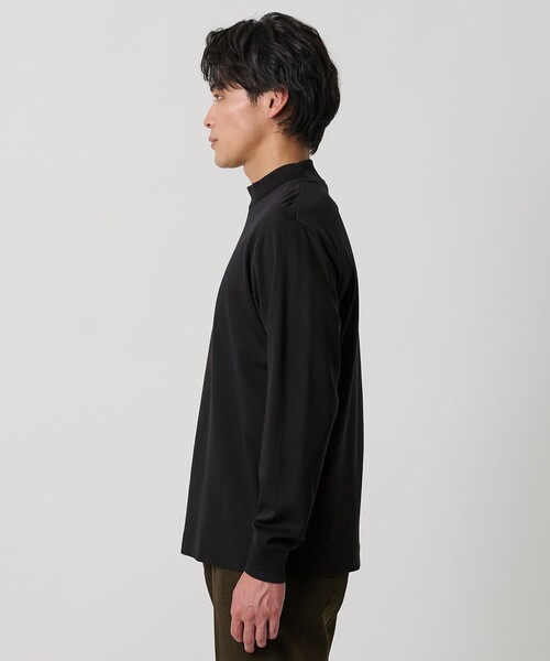 A DAY IN THE LIFE tシャツ コットン シルケット ポンチ モックネック