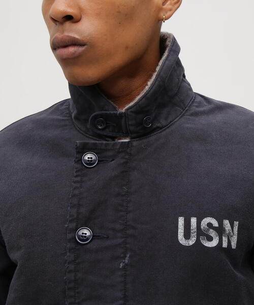 ミリタリージャケット モッズコート 「VINTAGE LINE」WASHED Ｎ‐1 JACKET / ウォッシュド エヌワン ジャケット / AVIの画像