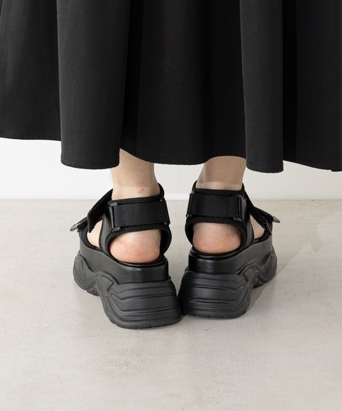 「Chico」 フラットサンダル MEDIUM アイボリー レディース_画像6