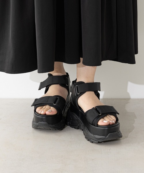 「Chico」 フラットサンダル MEDIUM アイボリー レディース_画像8