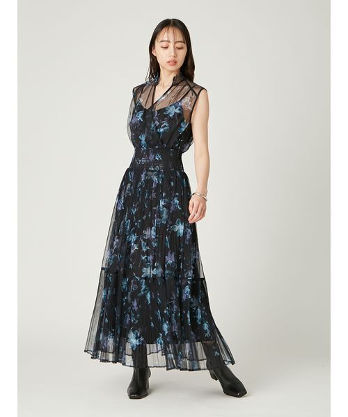 FRAY I.D（フレイ・アイディー） ノースリーブワンピース 00 ベージュ