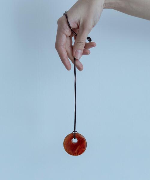 SMELLY（スメリー） ネックレス SMELLY so' carnelian cord necklace