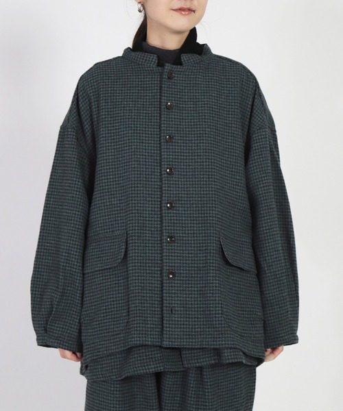 「Brocante」 ジャケット 2 ブラウン レディース_画像2