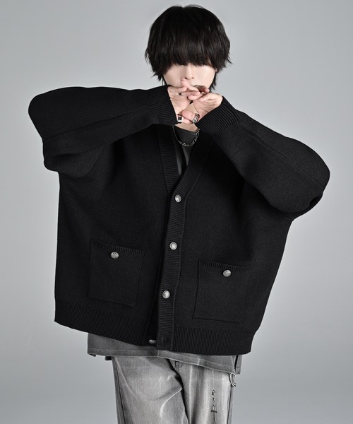 ADRER（アドラー） ニットカーディガン SMALL グレー メンズ