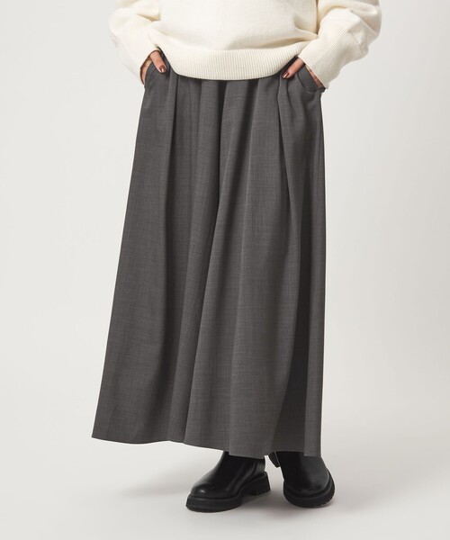 【新品タグ付き】ルネ 2way キュロットパンツ スカート　グレー 36 green label relaxing（グリーンレーベルリラクシング） パンツ 「WEB