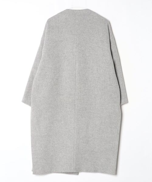 Deuxieme Classe（ドゥーズィエムクラス） ノーカラーコート - グレー