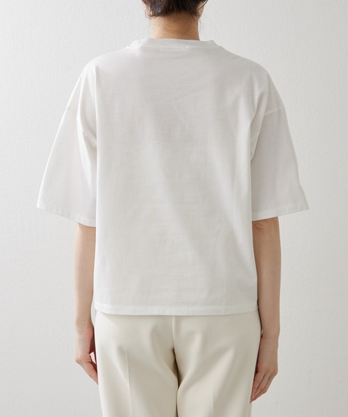 「Whim Gazette」 半袖Tシャツ FREE チャコールグレー レディース_画像4