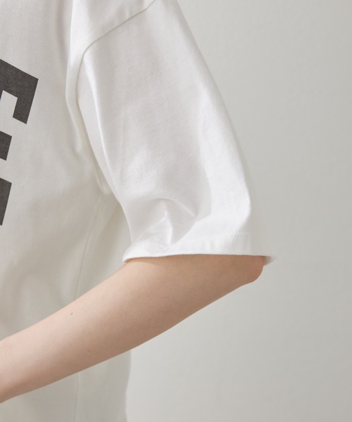 「Whim Gazette」 半袖Tシャツ FREE チャコールグレー レディース_画像6