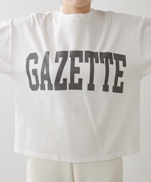 「Whim Gazette」 半袖Tシャツ FREE チャコールグレー レディース_画像8
