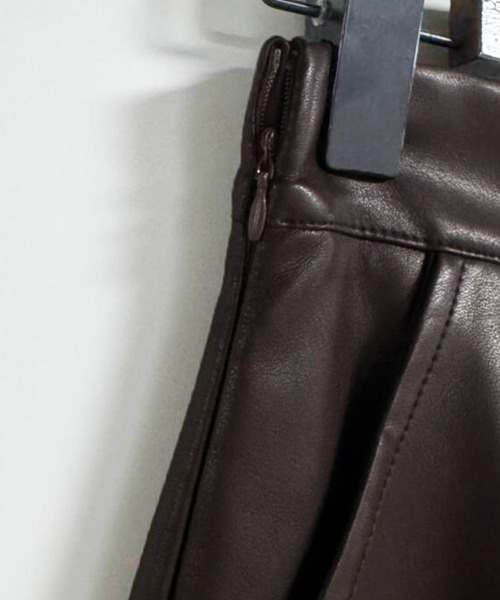 Theory フェイクレザー　A ラインスカート スカート フェイクレザーAラインスカート : ZOZOTOWN Yahoo!店 - 通販