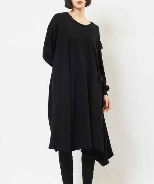 gomme ゴム　ワンピース gomme（ゴム） ワンピース ウェイブカットワンピース : ZOZOTOWN Yahoo