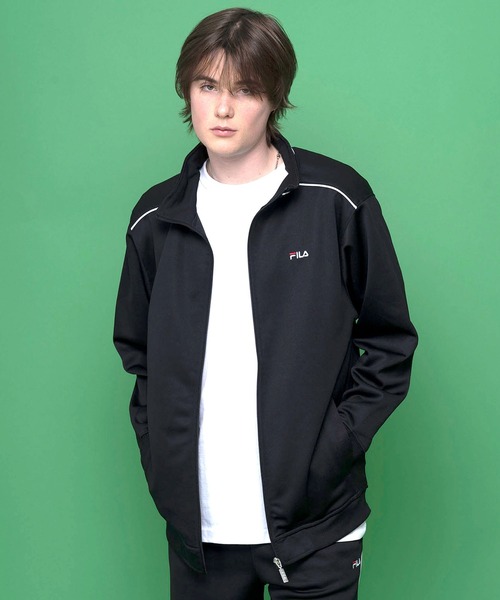 FILA（フィラ） セットアップジャージ 5L ネイビー メンズ : ZOZOTOWN