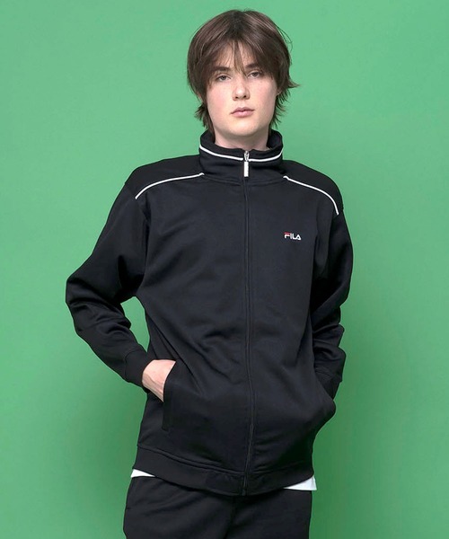 FILA（フィラ） セットアップジャージ 5L ネイビー メンズ : ZOZOTOWN