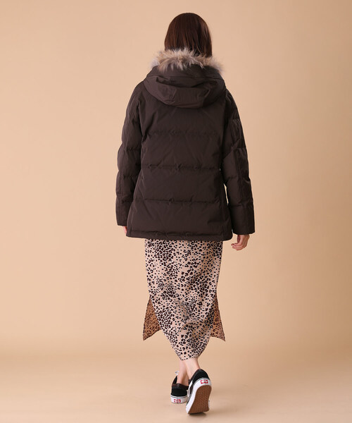 「FIRST DOWN」 ダウンジャケット MEDIUM ネイビー レディース_画像5