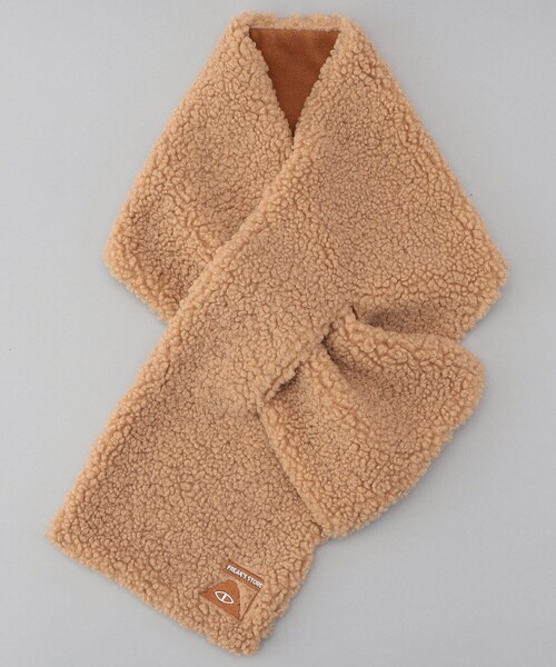 「POLeR」 マフラー「FREAK’S STOREコラボ」 ONE SIZE ベージュ メンズ_画像3