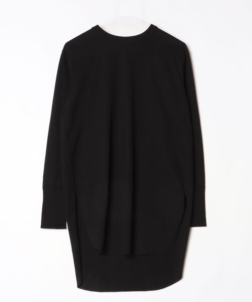 ATON ブラック 長袖カットソー ATON 「ATON」 長袖カットソー 2 ブラック レディース : ZOZOTOWN