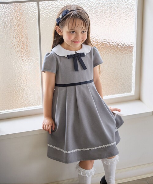 ANY（エニィ） ワンピース 「2点セット」ノーカラー ボレロジャケット+