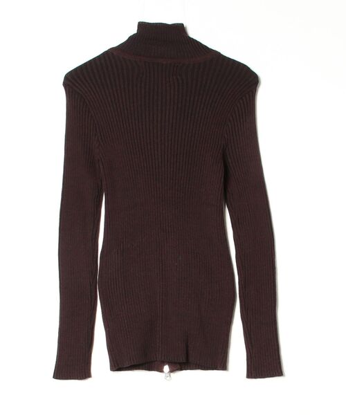 「A.S.M」 長袖Tシャツ 48 ワインレッド メンズ_画像2