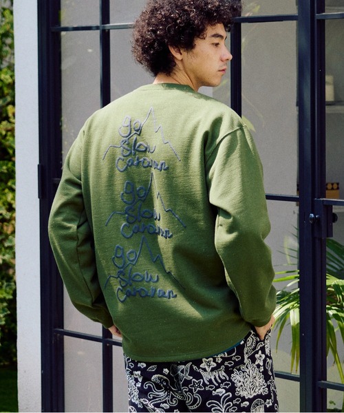 go slow caravan（ゴースローキャラバン） トレーナー スウェット eco