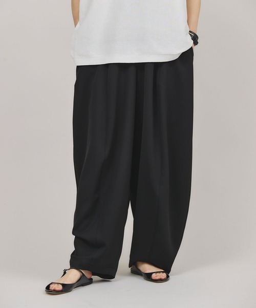 Curensology（カレンソロジー） イージーパンツ FREE キャメル