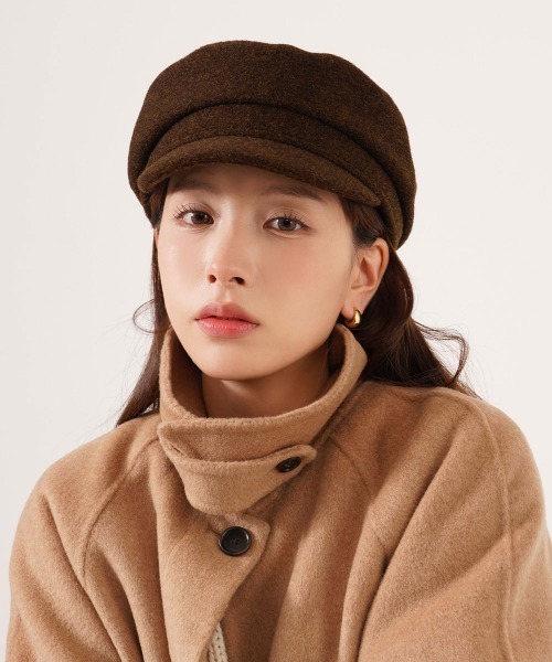 CEMO NEMO（セモネモ） 帽子 キャスケット 「ウール混」キャスケット