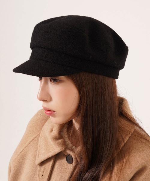 CEMO NEMO（セモネモ） 帽子 キャスケット 「ウール混」キャスケット