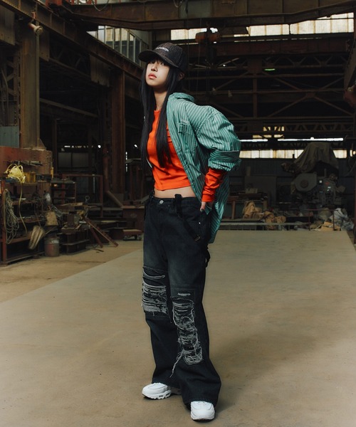 「Subciety」 長袖カットソー FREE ホワイト レディース_画像6