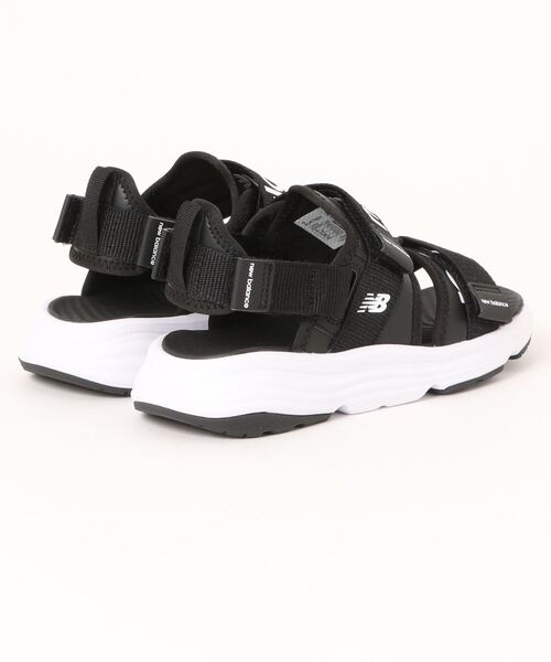 New Balance サンダル ブラック 24.0 New Balance（ニューバランス） サンダル 24.0cm ブラック メンズ