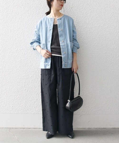 SHIPS any 「SHIPS any」 デニムジャケット ONE SIZE ブルー