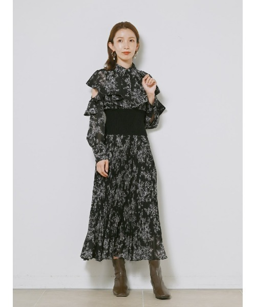 snidel長袖ワンピース SNIDEL（スナイデル） 長袖ワンピース 0 パープル レディース