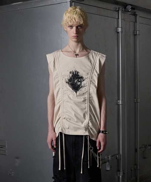 GRANCY ノースリーブトップス M ベージュ メンズ : ZOZOTOWN Yahoo!店 
