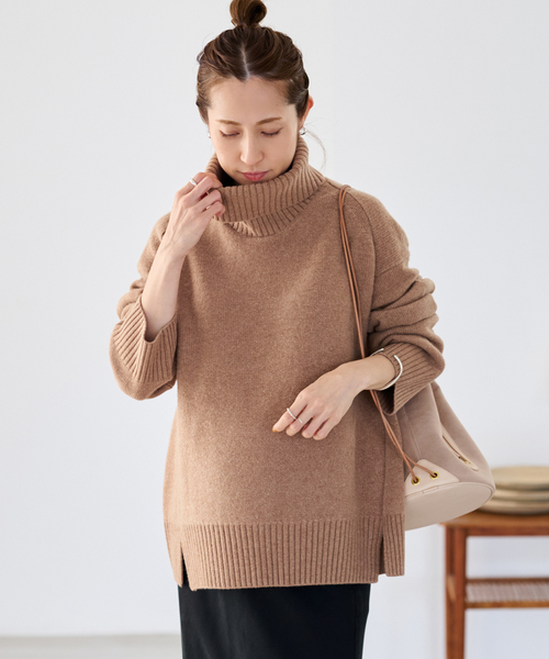 FRAMeWORK（フレームワーク） ニット セーター 「追加」AQUA タートル