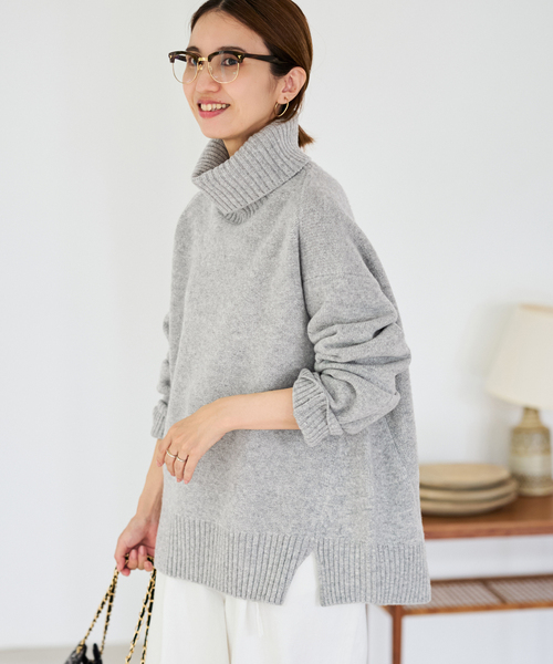 FRAMeWORK（フレームワーク） ニット セーター 「追加」AQUA タートル