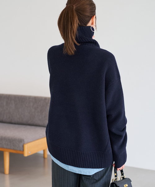 FRAMeWORK（フレームワーク） ニット セーター 「追加」AQUA タートル