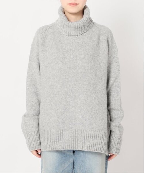 新品　フレームワーク　AQUA　カシミヤ混　タートルプルオーバー　ニット FRAMeWORK（フレームワーク） ニット セーター 「追加」AQUA タートル