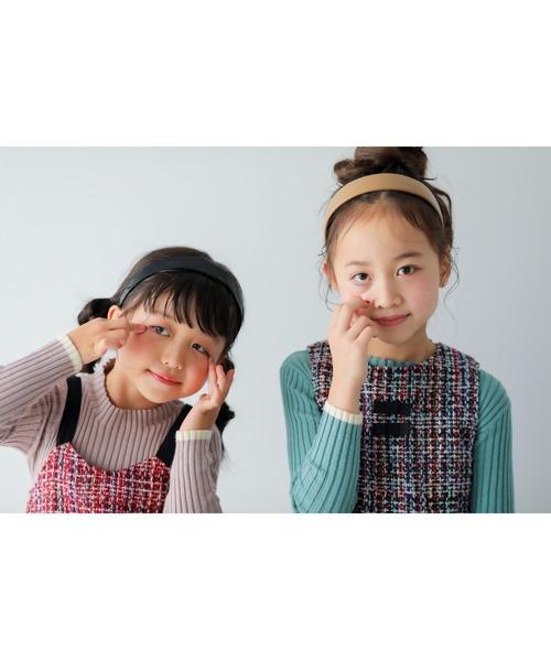 「nino」 「KIDS」長袖ニット X-LARGE ターコイズブルー キッズ_画像4