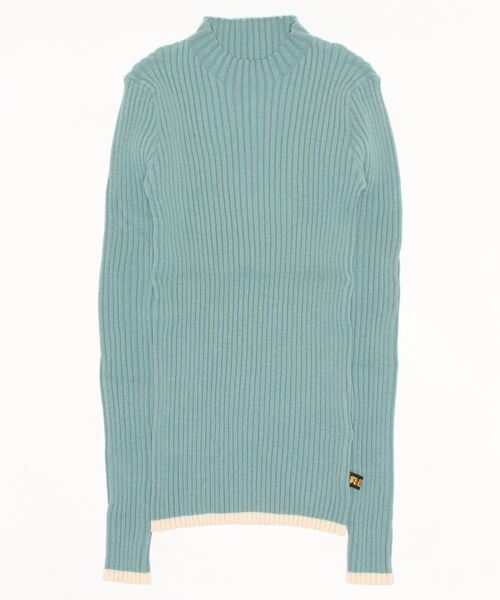 「nino」 「KIDS」長袖ニット X-LARGE ターコイズブルー キッズ_画像8