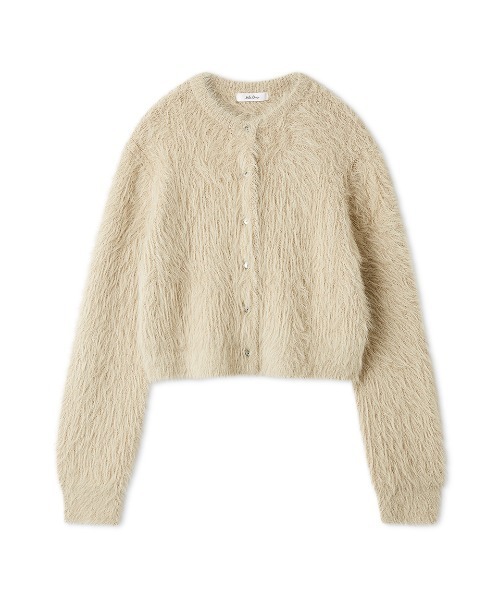 「Mila Owen」 ニットカーディガン 0 ブルー レディース_画像5