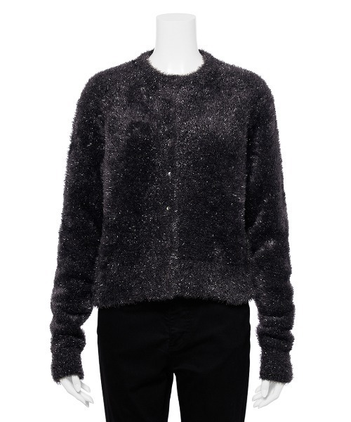 「Mila Owen」 ニットカーディガン 0 ブルー レディース_画像7