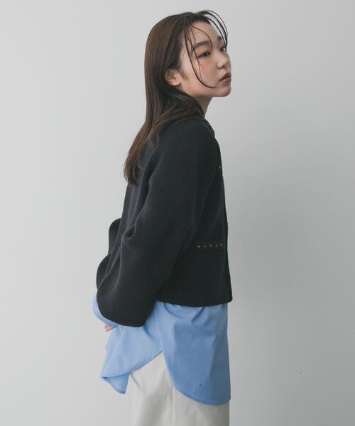 SENSE OF PLACE by URBAN RESEARCH カーディガン 「洗濯可」スタッズ