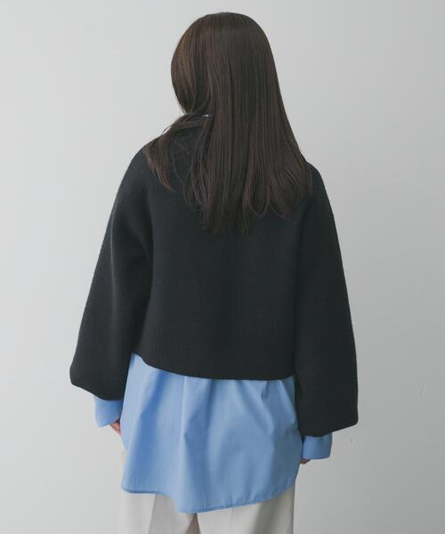 SENSE OF PLACE by URBAN RESEARCH カーディガン 「洗濯可」スタッズ