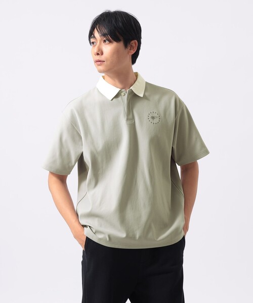 ポロシャツ ORANGE LABEL / ハイストレッチ クレリックポロシャツ（UVカット・吸水速乾） メンズ