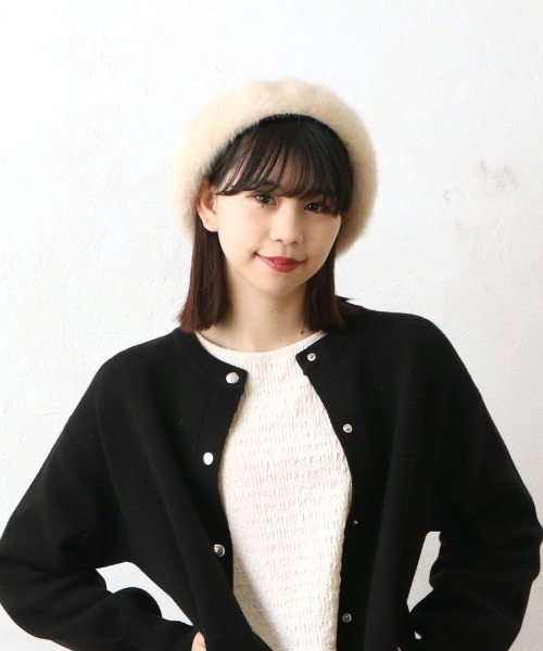 「Per sist ence」 ベレー帽 FREE ブラック レディース_画像6