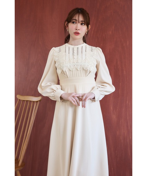 Her lip to 長袖ワンピース S ベージュ レディース : ZOZOTOWN Yahoo