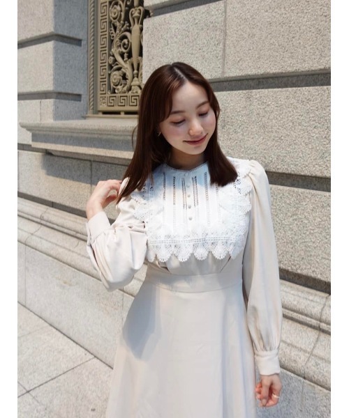 Her lip to 長袖ワンピース S ベージュ レディース : ZOZOTOWN Yahoo