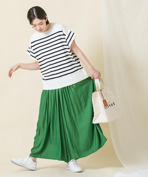 「Gready Brilliant」 「ACUTA」イージーパンツ FREE チャコールグレー レディース_画像8