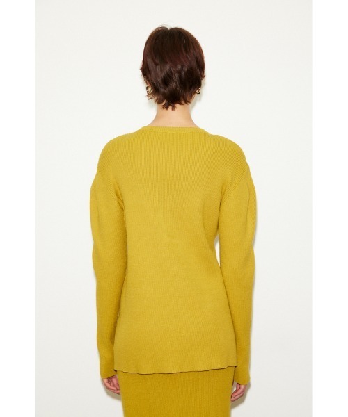 「THROW by SLY」 長袖ニット FREE イエロー レディース_画像8