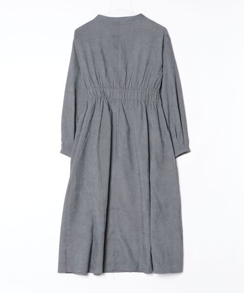 「clear」 長袖ワンピース X-SMALL グレー レディース_画像2
