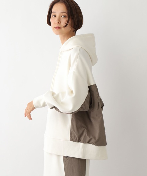 「LEPSIM」 プルオーバーパーカー FREE チャコールグレー レディース_画像3