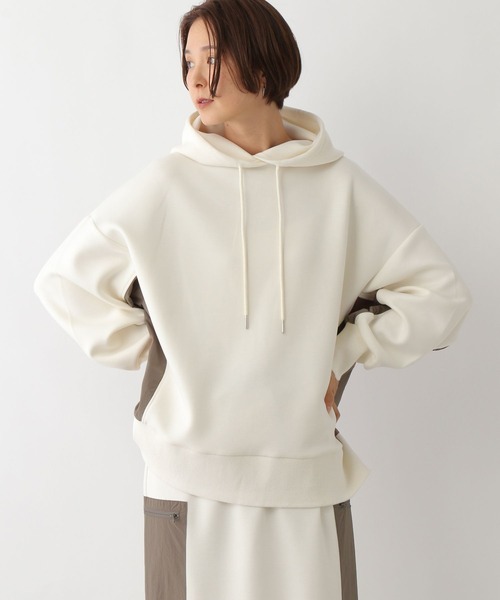 「LEPSIM」 プルオーバーパーカー FREE チャコールグレー レディース_画像4